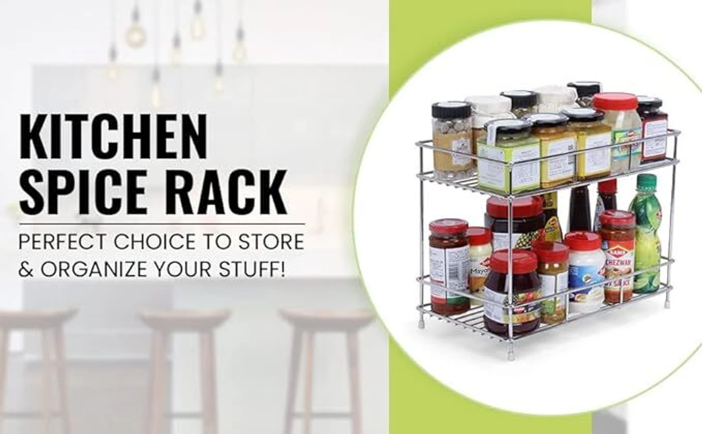 BLUTE Containers Kitchen Rack Steel Blute kitchen present 2 layer steel - Image 3